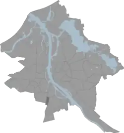 Location of Atgāzene in Riga