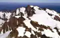 Aerial view of Athena (left foreground) and Mt. Olympus. Camera pointed northwest.