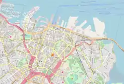 Location of Auckland CBD