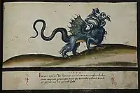 Folio 133. Sea creature (1534)