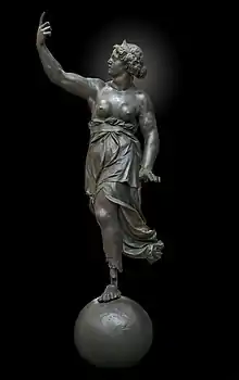 Lady Tholose by Jean Rancy, is a bronze designed to be an allegory of the city of Toulouse (1550).