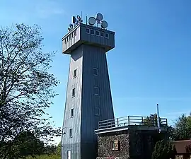 The new viewing tower on the Pleß