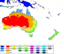 Image 11Australia-Oceania Köppen Map (from Australian snake habitats)