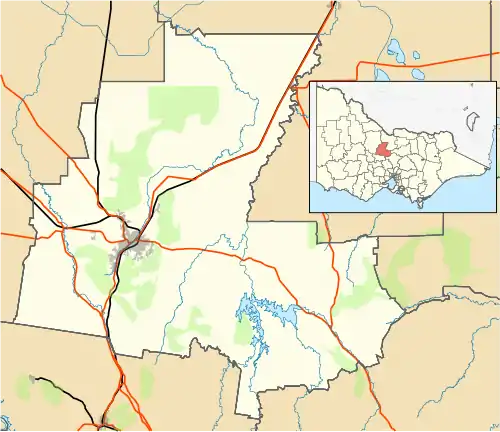 Drummartin is located in City of Bendigo