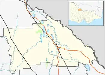 Koondrook is located in Shire of Gannawarra