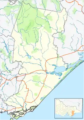 Yarram is located in Shire of Wellington