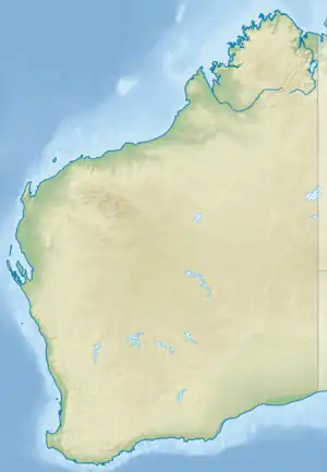 Location of Lake Macleod in Western Australia