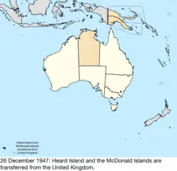 Map of Australia; for details, refer to adjacent text