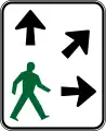 (R3-5) Pedestrians may Cross Diagonally (right)