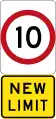 New 10 km/h Speed Limit (Used in Victoria)