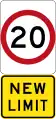 New 20 km/h Speed Limit (Used in Victoria)