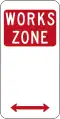 (R5-25) Works Zone