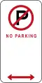 (R5-40) No Parking (Used in the Australian Capital Territory)