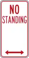 (R5-420) No Standing (Used in New South Wales)