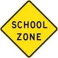 (W6-216) School Zone (Used in New South Wales)