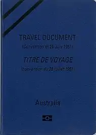 Australian Refugee Travel Document