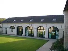 The town hall of Authie, in the old priory