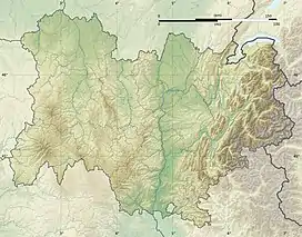 Arveyron is located in Auvergne-Rhône-Alpes