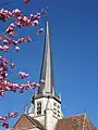 The Bell tower on the Church of Notre-Dame.