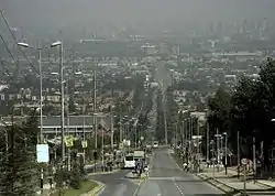 Avenida Grecia, looking to west