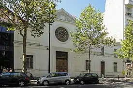 Exterior of the former Protestant church.