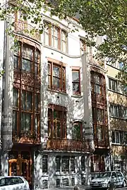 Victor Horta (1898/1900): Hôtel Solvay, Avenue Louise/Louizalaan 81, Brussels.