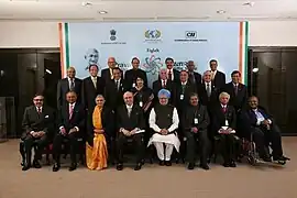 Ryuko Hira amongst fellow Pravasia Bharatiya Samman Awardees in 2010