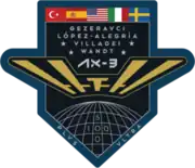 Axiom 3 mission insignia