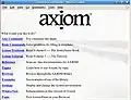 Axiom Firefox Browser Interface