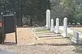 Ellen Wilson and her family's graves.