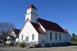 Methodist church at Ayersville