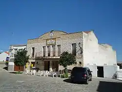 Town hall of Santa Marta de Magasca, province of Cáceres, Spain.