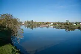 The Cher river in Azay-sur-Cher