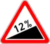 Steep ascent