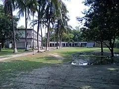 Full view of the school from the main gate (North side)