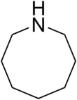 Skeletal formula of azocane