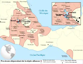 Tlaxcala was surrounded by the Aztec Empire in 1519.