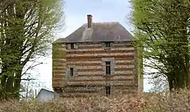 The fortified house of the Bois-Rozé, in Bénarville