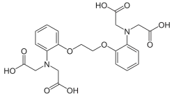 Skeletal formula of BAPTA