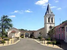 Town hall and church