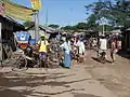 Rickshaw stand near the market