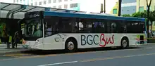 LHD (RHT) MCV Evolution bodied Mercedes Benz Operated by BGC Bus in Metro Manila.