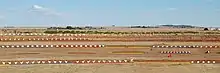 Metallic silhouette shooting range in Bloemfontein, South Africa, 2010.