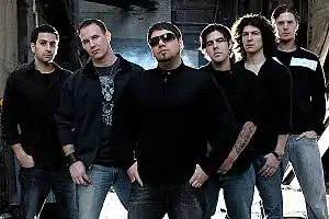 Bulletproof Messenger - Left to right - Matt Litwin, Voley Martin, Marcus Klavan, Alex Straiter, Scott Martin, Jesse Downing.