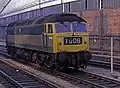 1844 (47194) in original two tone green livery, Paddington 1971