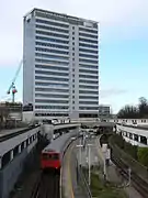 BSI building over Gunnersbury station