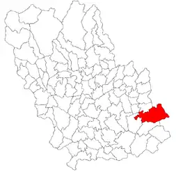 Location in Prahova County