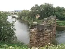 Backney Bridge, near Backney Halt, demolished under the Beeching Axe.