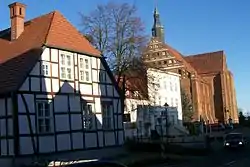 Town hall and church