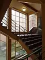 Entry stairwell and architectural glazing